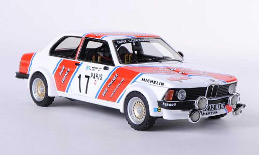 Bmw 320 E21 1/43 Neo E21 i (E21) No.17 France T.Mekinen / A.Aho Rally Monte Carlo 1980 modellino in miniatura