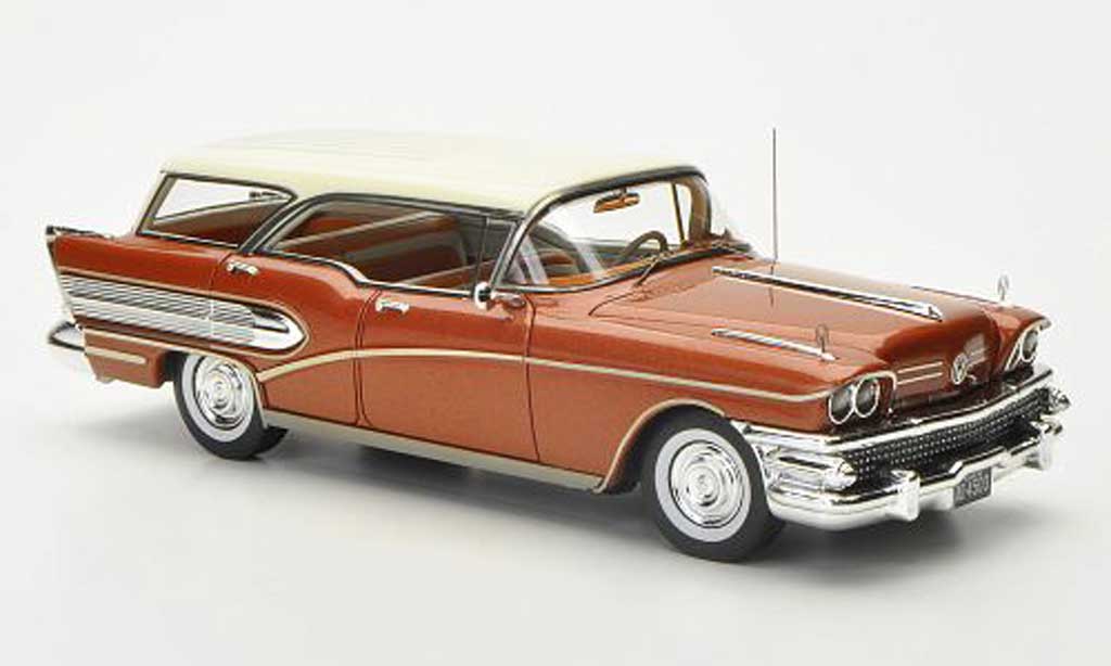 Buick Century 1/43 American Excellence Caballero kupfer limitierte Auflage 300 Stuck 1958 modellino in miniatura
