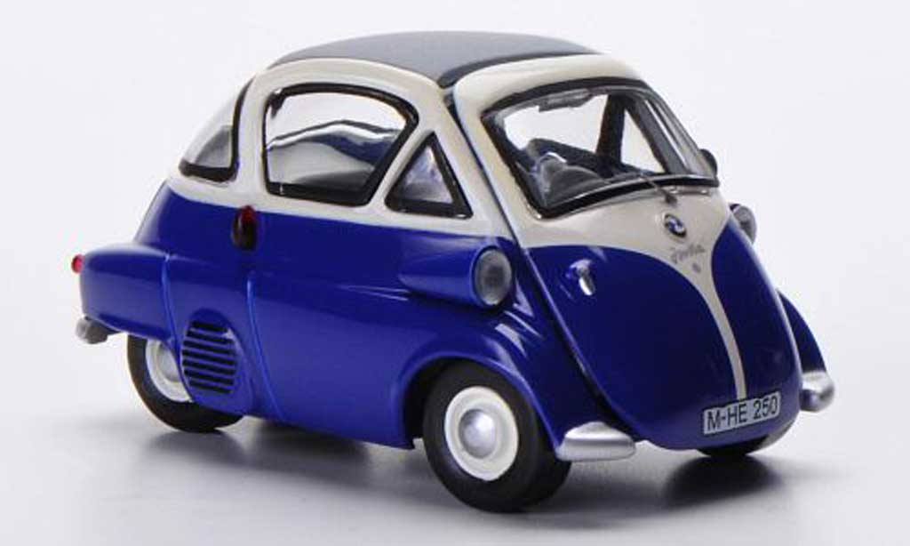 Bmw Isetta 1/43 Schuco blu/bianco modellino in miniatura