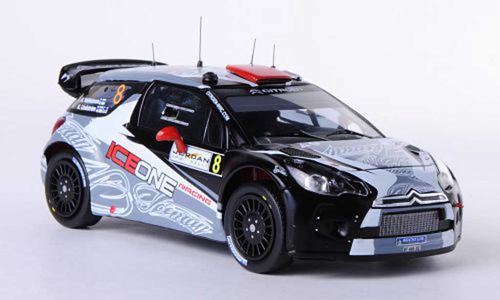 DS Automobiles DS3 WRC 2011 1/43 IXO WRC 2011 No.8 Ice One Racing K.Raikkonen / K.Lindstrom Rally Jordanien modellino in miniatura