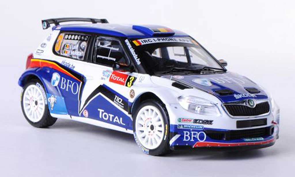Skoda Fabia S2000 1/43 IXO S2000 No.3 BFO F.Loix / F.Miclotte Rally Ypern 2011 modellino in miniatura