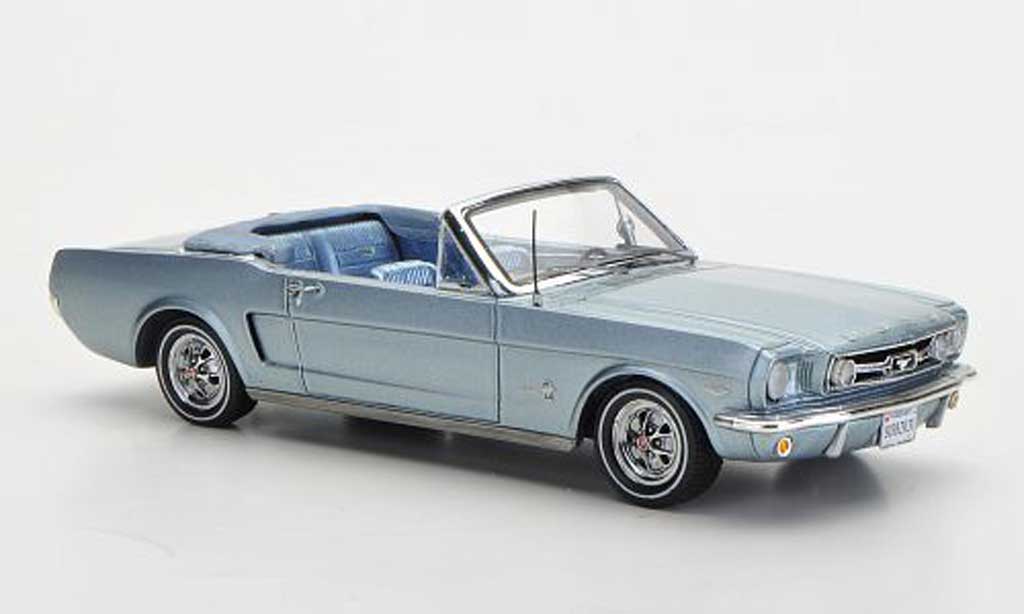 Ford Mustang 1966 1/43 Spark 1966 Convertibile blu Sondermodell MCW L.E. 300 modellino in miniatura