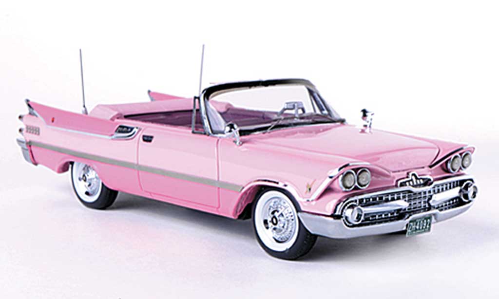Dodge Custom Royal Lancer 1/43 American Excellence Convertibile pink/rosa limitierte Auflage 500 Stuck 1959 modellino in miniatura
