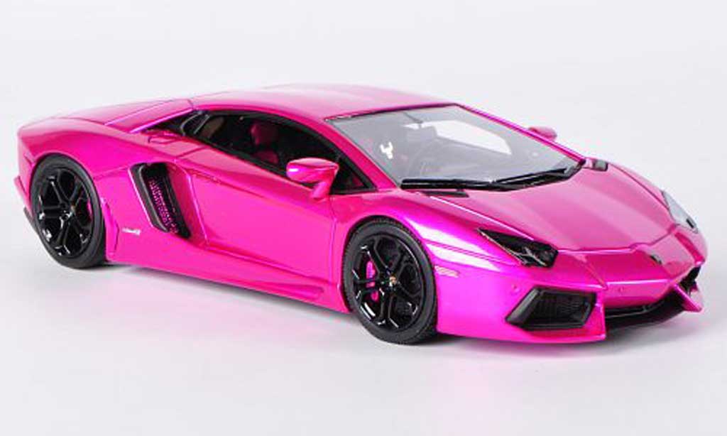 Lamborghini Aventador LP700-4 1/43 Look Smart LP700-4 pink 2011 modellino in miniatura