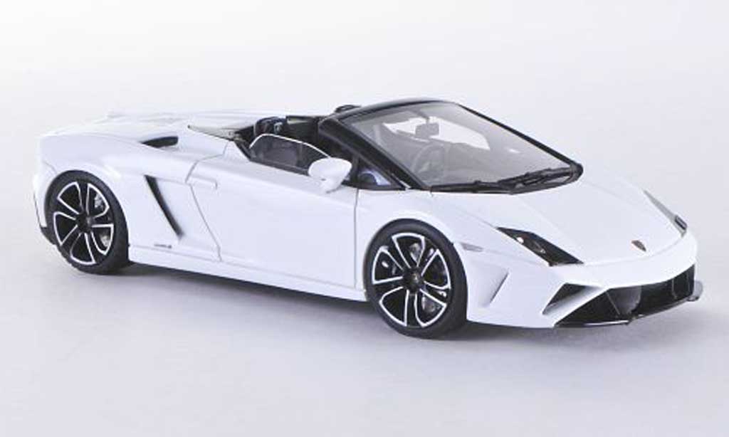 Lamborghini Gallardo LP560-4 LP560-4 1/43 Look Smart LP560-4 Spyder bianco modellino in miniatura
