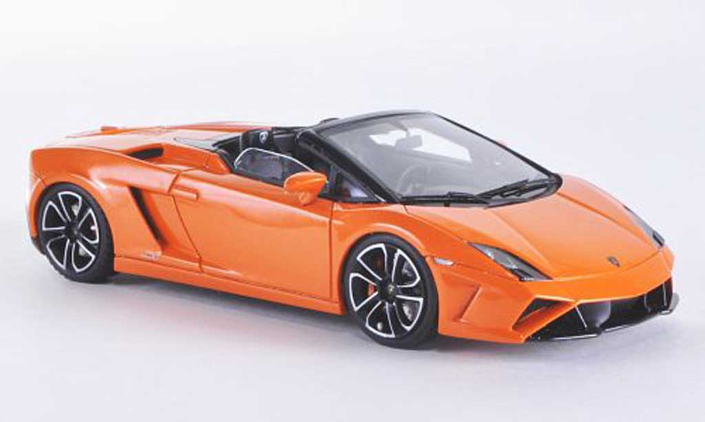 Lamborghini Gallardo LP560-4 LP560-4 1/43 Look Smart 4 Spyder orange modellino in miniatura