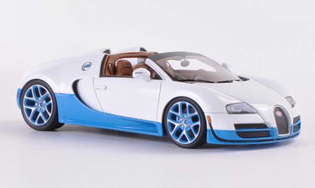 Bugatti Veyron Grand Sport 1/43 Look Smart Grand Sport 16.4 bianco/blu Paris Motorshow 2012 modellino in miniatura