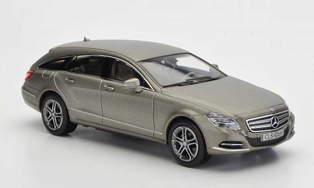Mercedes Classe CLS 1/43 Norev Shooting Brake (X218) mattgrigio 2012 modellino in miniatura