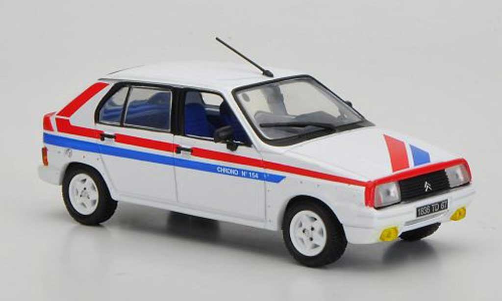 Citroen Visa 1/43 Nostalgie II Chrono bianco/blu/rosso 1982 modellino in miniatura