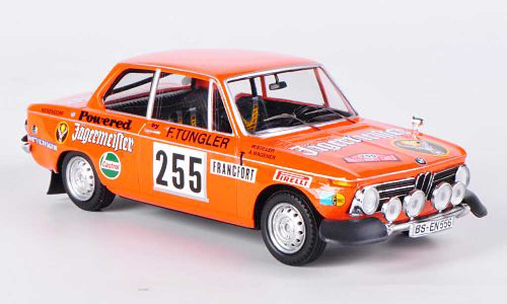 Bmw 2002 Ti 1/43 Trofeu Ti Ti No.255 Jagermeister Stiller/Wagener Rally Monte Carlo 1973 modellino in miniatura