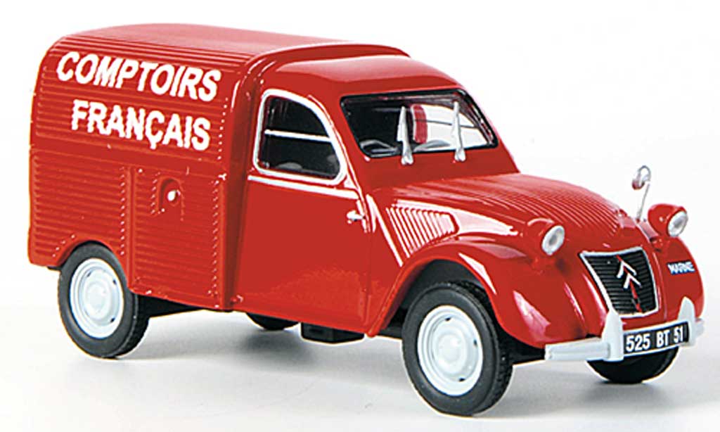 Citroen 2CV 1/43 Eligor AZU Comptoirs Francais modellino in miniatura