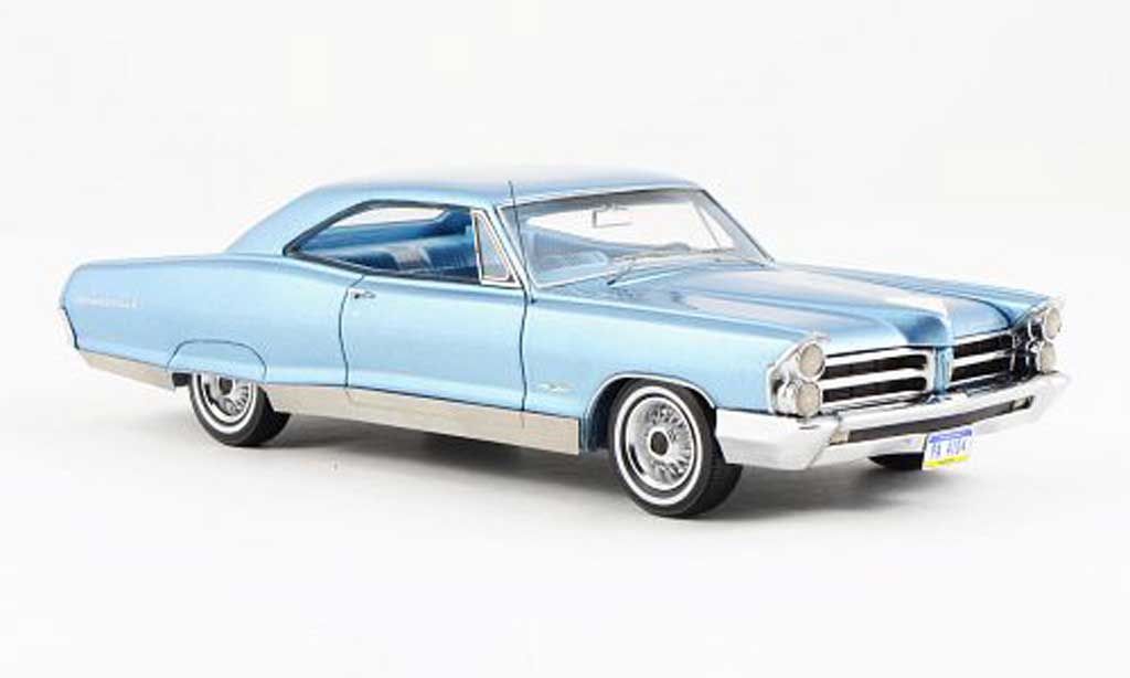Pontiac Bonneville 1/43 Neo Hardtop Coupe blu 1965 modellino in miniatura
