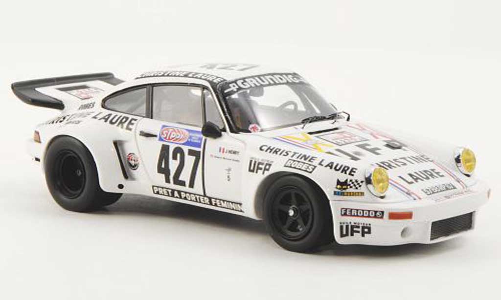 Porsche 930 RSR 1/43 Spark RSR No.427 Christine Laure J.Henry / E.B.Grobot Tour de France Automobile 1976 modellino in miniatura