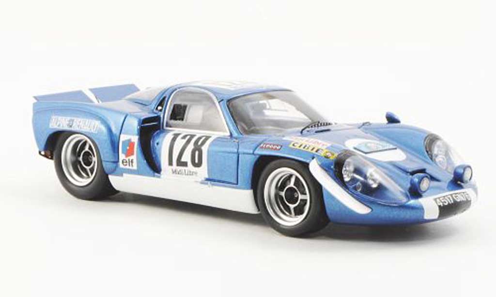 Alpine A220 1/43 Spark No.128 J.P.Jabouille/J.C.Guenard Criterium des Cevennes 1969 modellino in miniatura