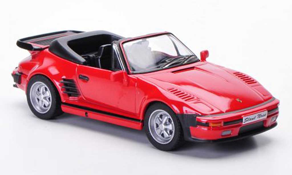 Porsche 930 1/43 Solido Carrera Cabriolet Flatnose rosso 1989 modellino in miniatura