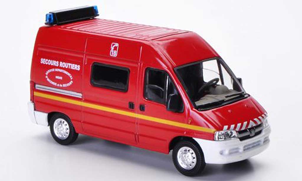 Peugeot Boxer 1/43 Solido Secours Routiers - Indre (F) modellino in miniatura
