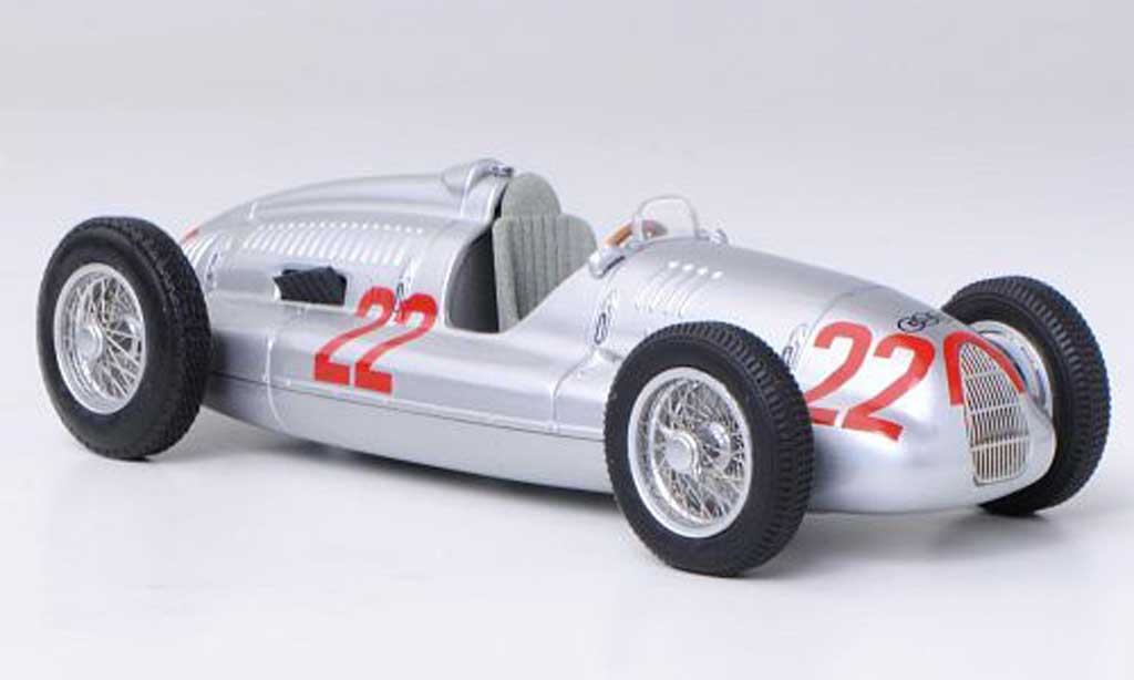 Auto Union Typ D 1/43 Minichamps No.22 T.Nuvolari GP Italien 1938 modellino in miniatura