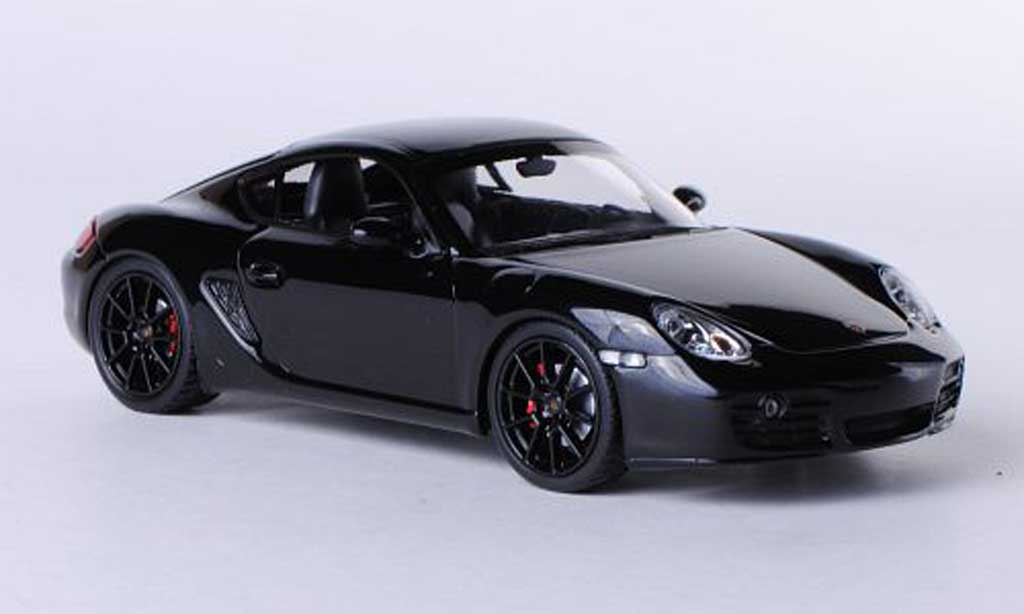 Porsche Cayman S 1/43 Minichamps S Black Edition nero 2008 modellino in miniatura
