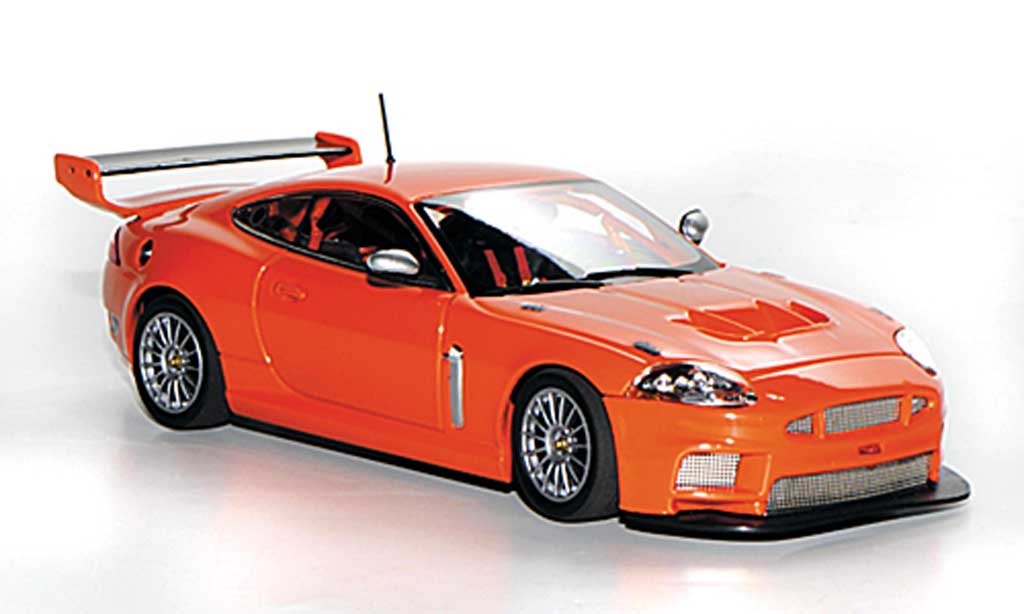 Jaguar XKR GT3 1/43 Minichamps GT3 Street orange 2008 modellino in miniatura