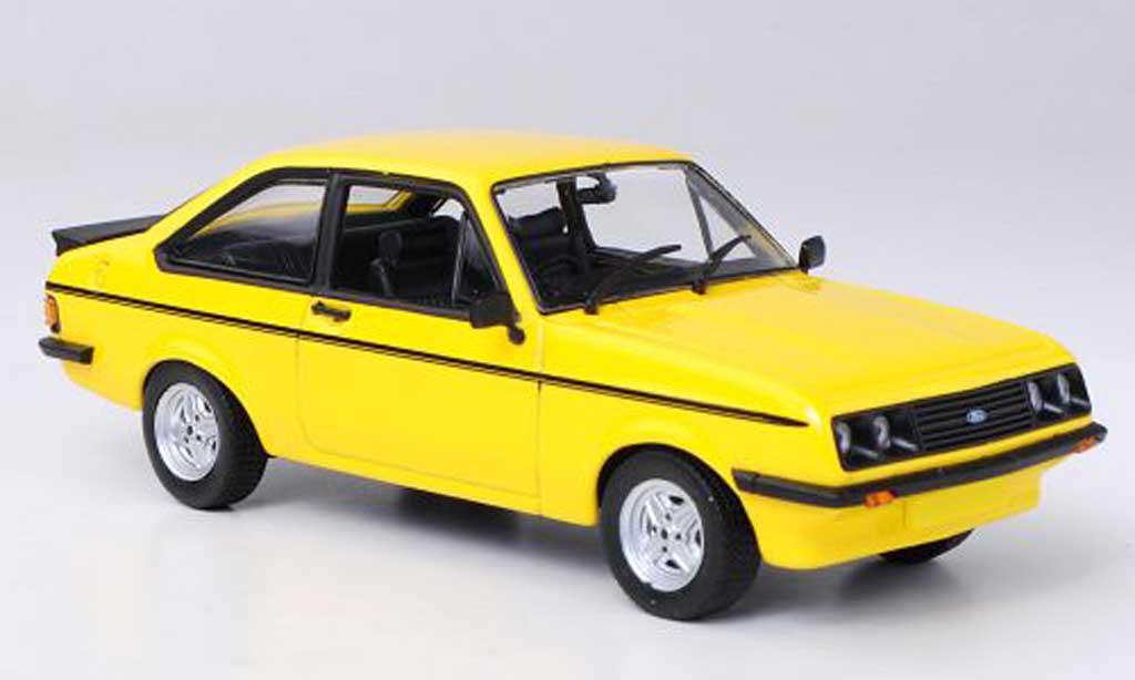Ford Escort RS 2000 1/43 Minichamps RS 2000 MkII giallo RHD 1976 modellino in miniatura