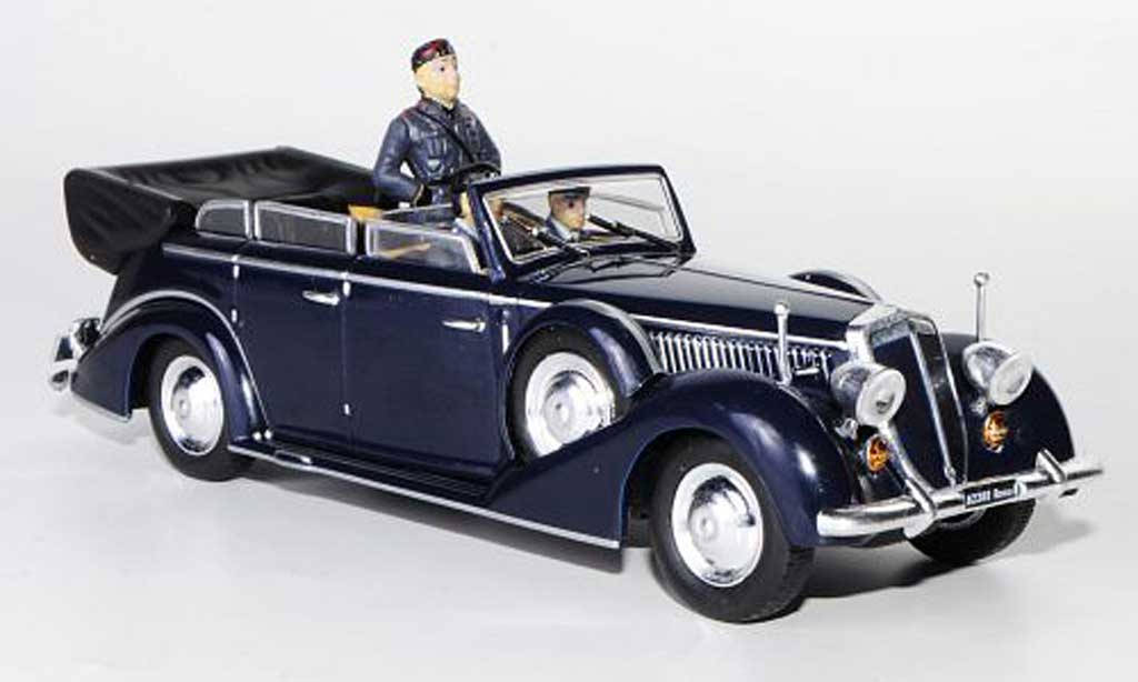 Lancia Astura 1/43 Starline IV Serie Ministeriale blu mit Figuren 1938 modellino in miniatura