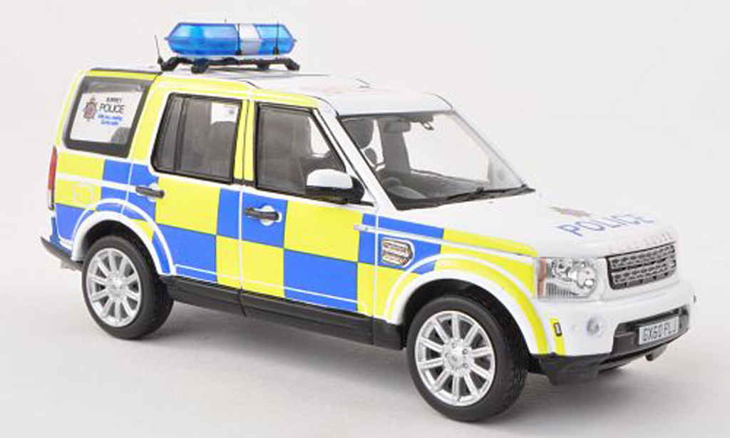 Land Rover Discovery 1/43 IXO 4 Surrey Police RHD police (UK) 2010 modellino in miniatura