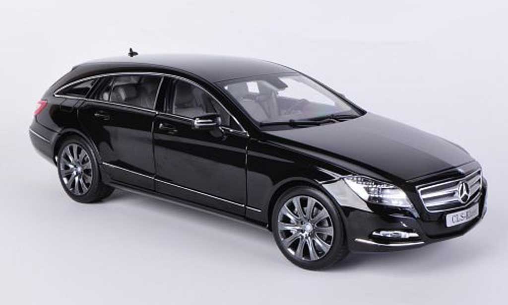 Mercedes Classe CLS Shooting Brake 1/18 Norev Shooting Brake (X218) nero 2012 modellino in miniatura