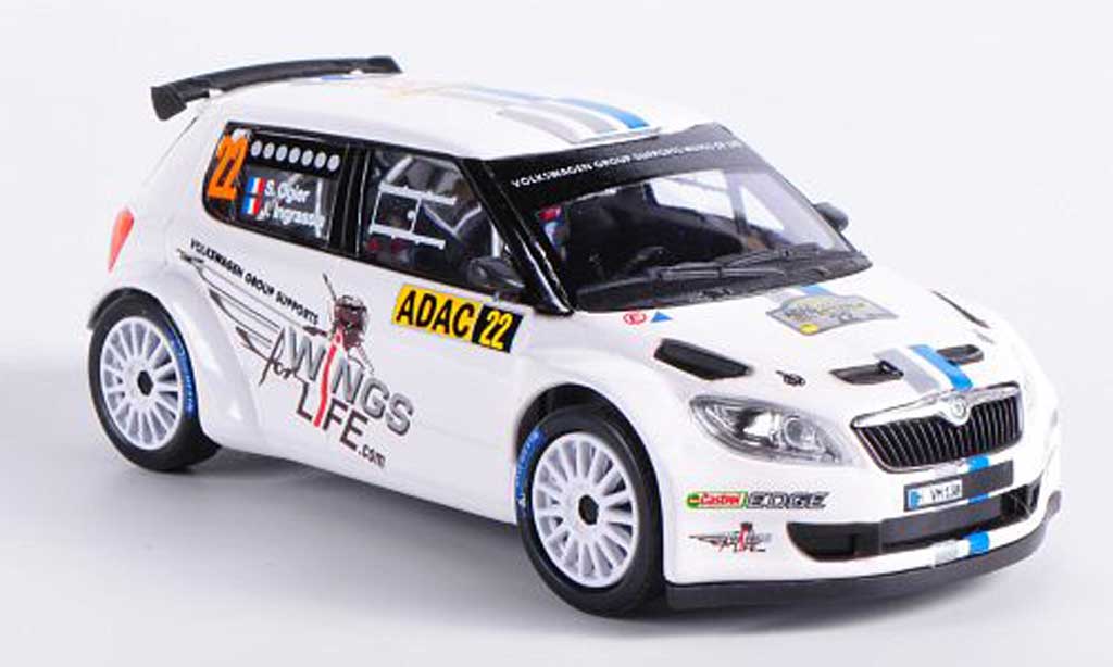 Skoda Fabia S2000 1/43 Abrex S2000 No.22 S.Ogier / J.Ingrassia ADAC Rally Deutschland 2012 modellino in miniatura