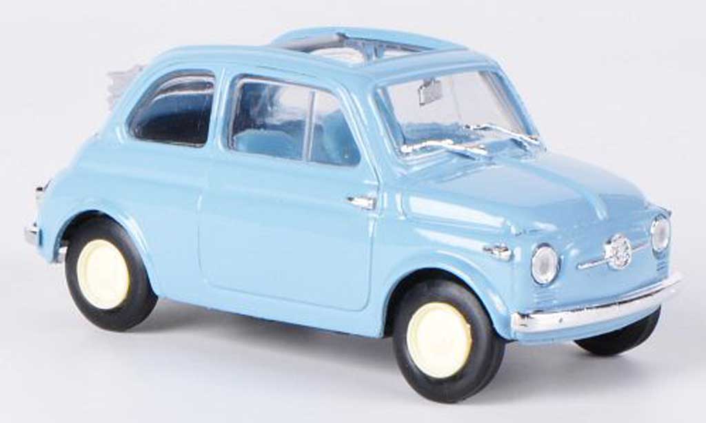 Fiat 500 1/43 Brumm Nuova Economica blu Faltdach geoffnet 1957 modellino in miniatura