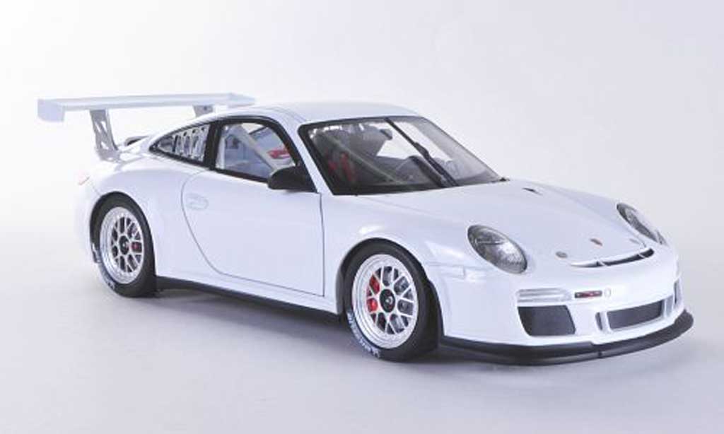 Porsche 997 GT3 CUP 1/18 Welly GT3 Cup 2012 bianco Plain Body modellino in miniatura