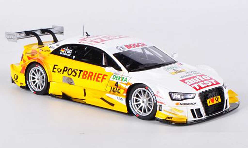 Audi A5 DTM 1/43 Spark DTM No.4 Auto Test T.Scheider DTM-Saison 2012 modellino in miniatura