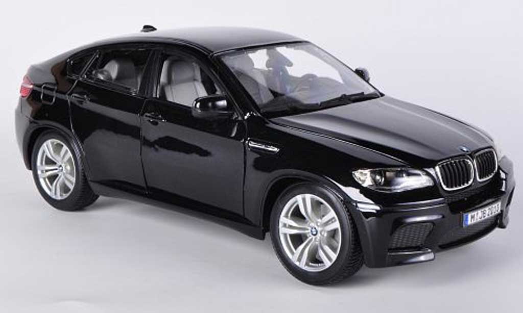 Bmw X6 E71 1/18 Burago E71 M nero modellino in miniatura