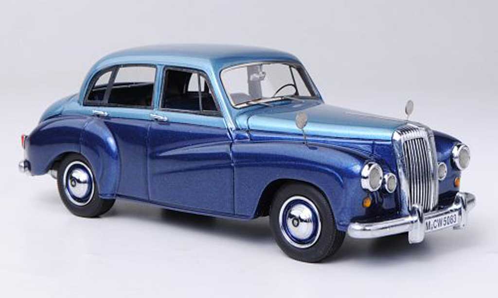 Daimler Conquest 1/43 Neo blu/blu LHD limitierte Auflage 300 Stuck 1953 modellino in miniatura