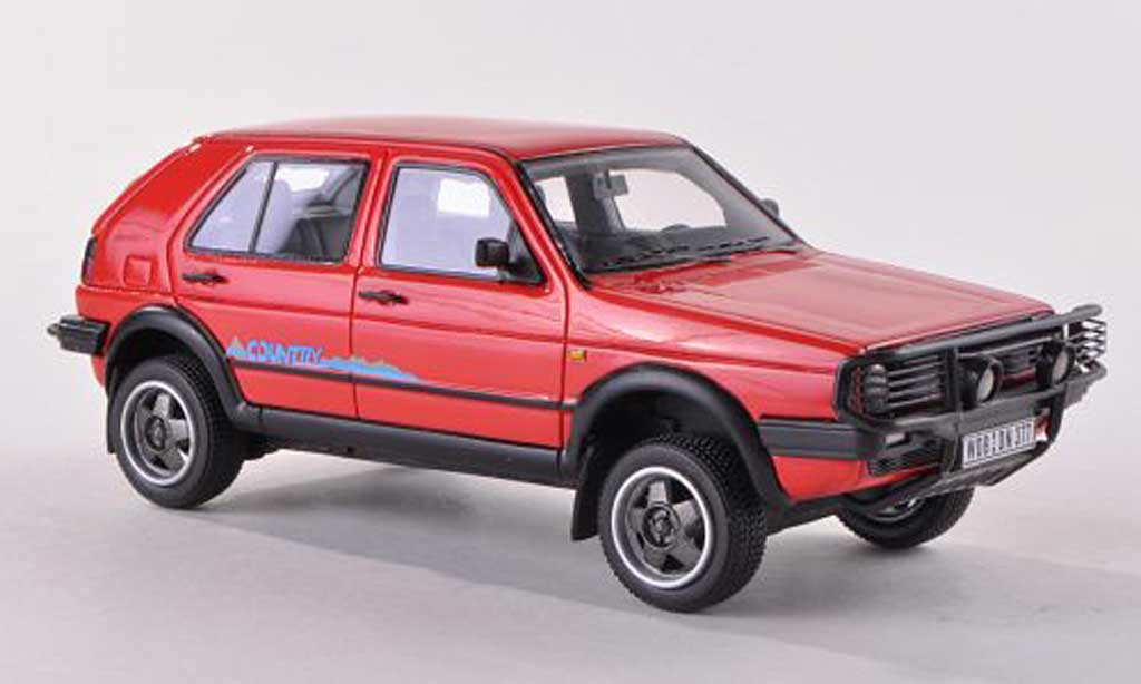 Volkswagen Golf 2 Country 1/43 Neo 2 Country rosso 1990 modellino in miniatura