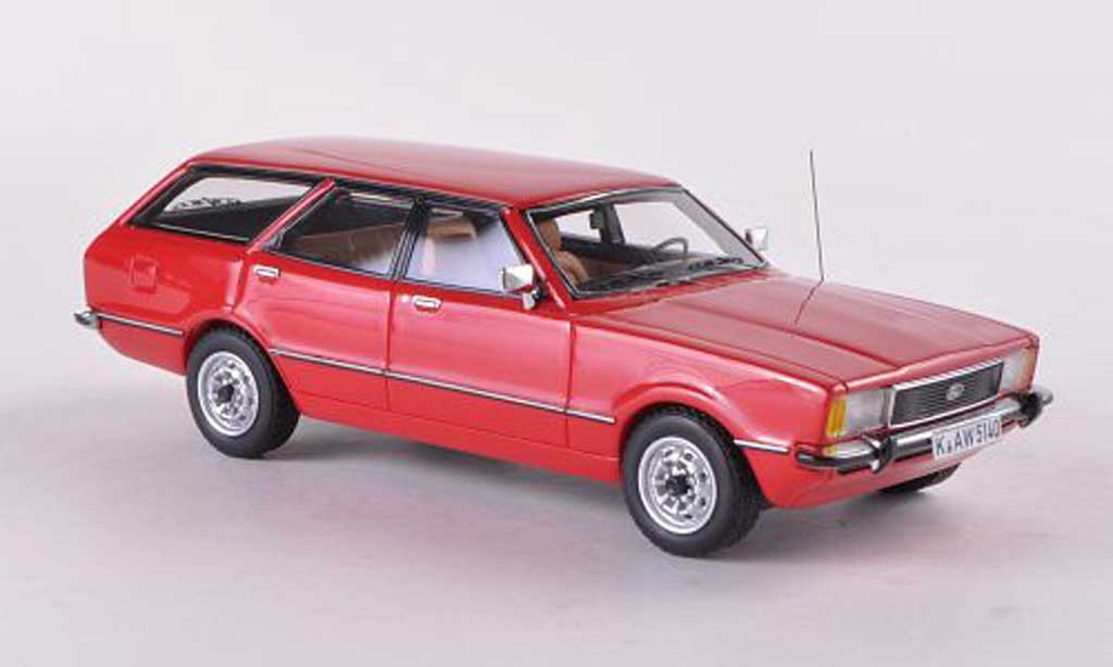 Ford Taunus 1/43 Neo TC2 Turnier GL rosso 1976 modellino in miniatura