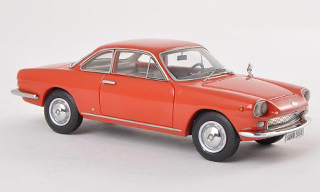 NSU 1500 TS 1/43 Neo TS Neckar Siata rosso 1963 modellino in miniatura