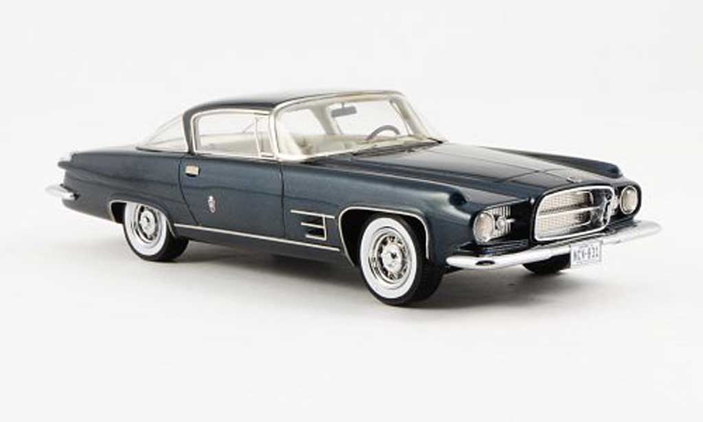 Chrysler Dual Ghia 1/43 American Excellence L6.4 Hardtop Coupe blu limitierte Auflge 500 Stuck 1957 modellino in miniatura