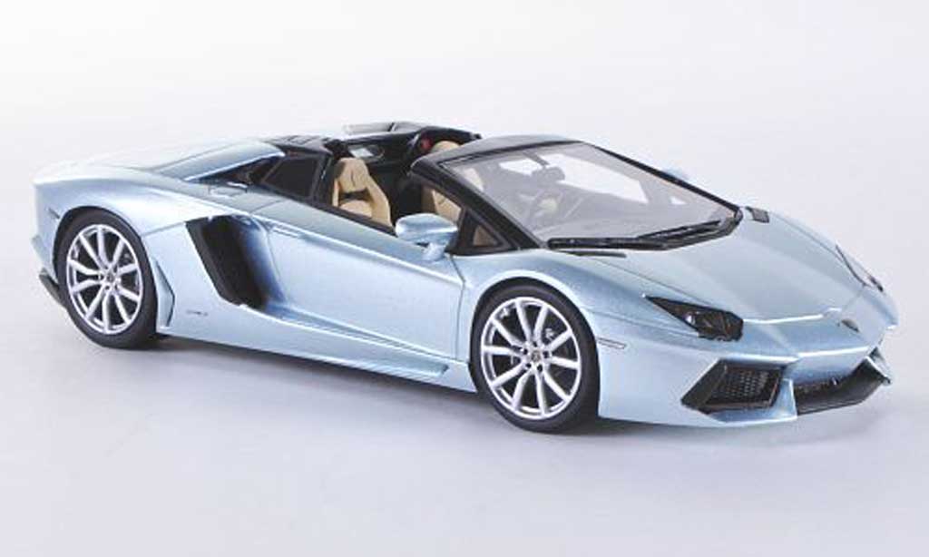 Lamborghini Aventador Roadster 1/43 Look Smart Roadster LP700-4 grigioblu modellino in miniatura