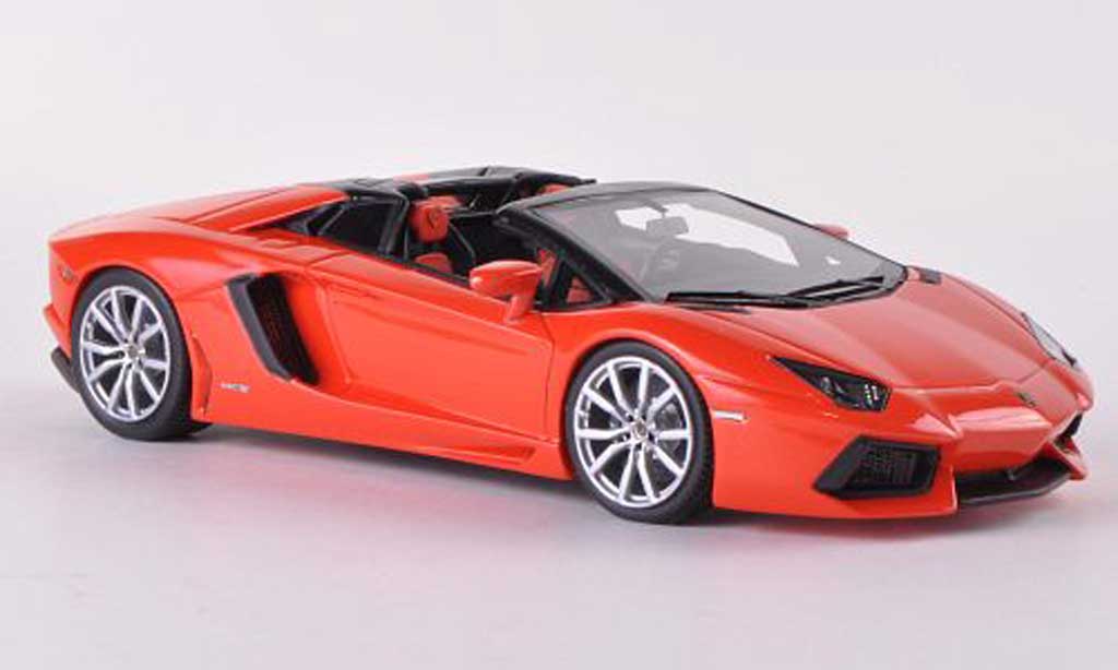 Lamborghini Aventador Roadster 1/43 Look Smart Roadster LP700-4 orange modellino in miniatura