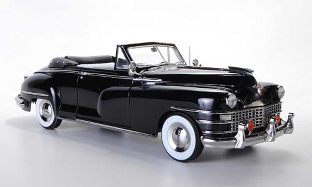 Chrysler New Yorker 1/18 Signature 2-Door Convertibile nero 1948 modellino in miniatura