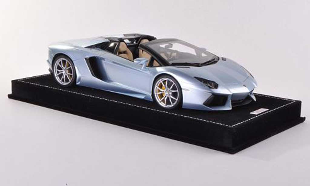 Lamborghini Aventador LP700-4 1/18 MR Collection LP700-4 Roadster grigioblu modellino in miniatura
