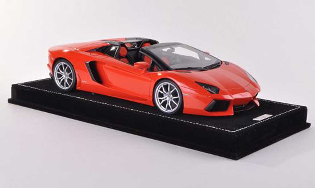 Lamborghini Aventador LP700-4 1/18 MR Collection LP700-4 Roadster orange modellino in miniatura