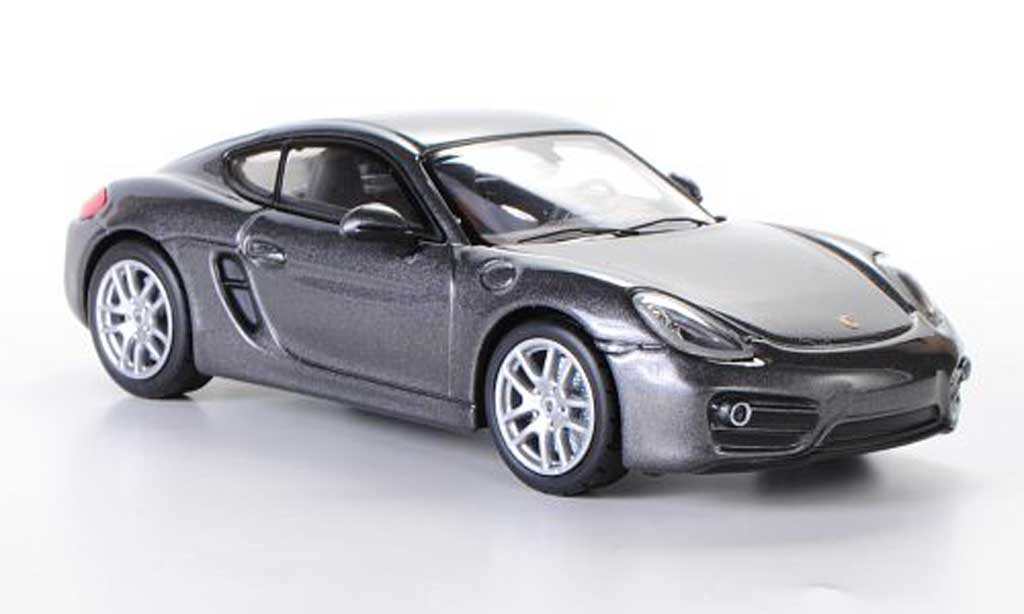 Porsche Cayman 1/43 Norev (Typ 981C) grigio 2013 modellino in miniatura