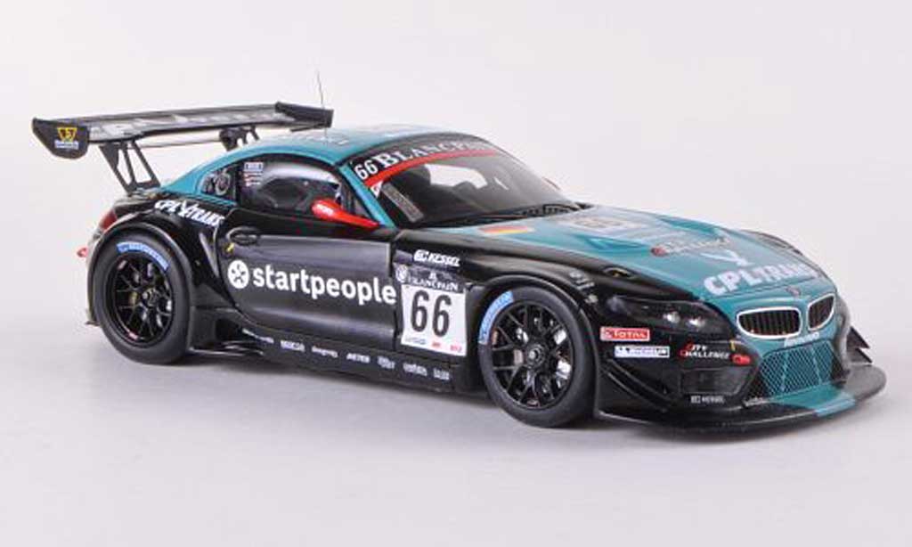 Bmw Z4 E89 1/43 Spark E89 No.66 City Challenge 24h Spa 2012 G.Franchi/F.Kechele/M.Lauda modellino in miniatura