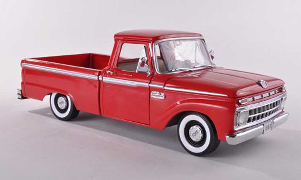 Ford F1 1/18 Sun Star 00 Douane Cab Pickup rosso 1965 modellino in miniatura