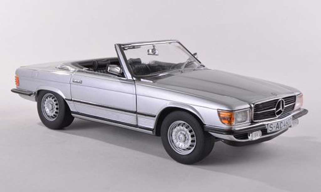 Mercedes 350 SL 1/18 Sun Star SL (R107) grigio 1977 modellino in miniatura