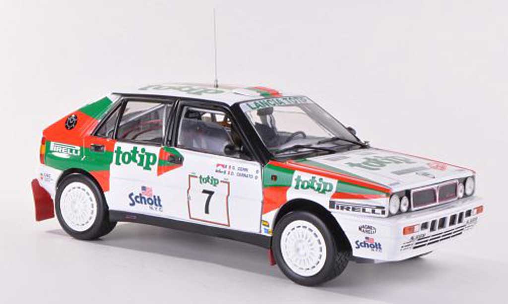 Lancia Delta HF Integrale 1/18 Sun Star HF Integrale No.7 Totip Rally Sanremo 1988 modellino in miniatura