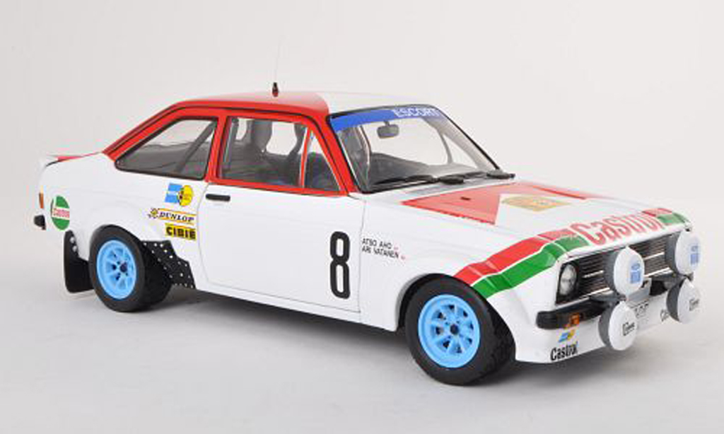 Ford Escort RS 1800 1/18 Sun Star RS 1800 MkII No.8 Marlboro / Castrol Rally Schweden 1978 A.Vatanen/A.Aho modellino in miniatura