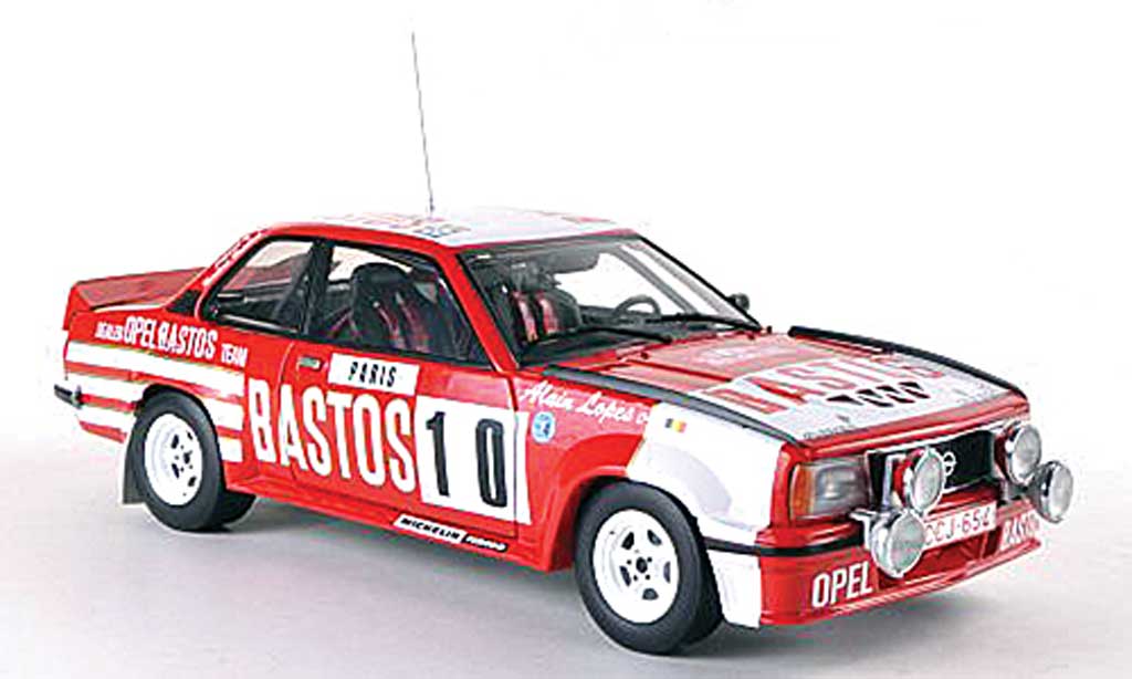 Opel Ascona B 1/18 Sun Star B 400 No.10 Bastos Rally Monte Carlo 1982 G.Calsoul/A.Lopes modellino in miniatura