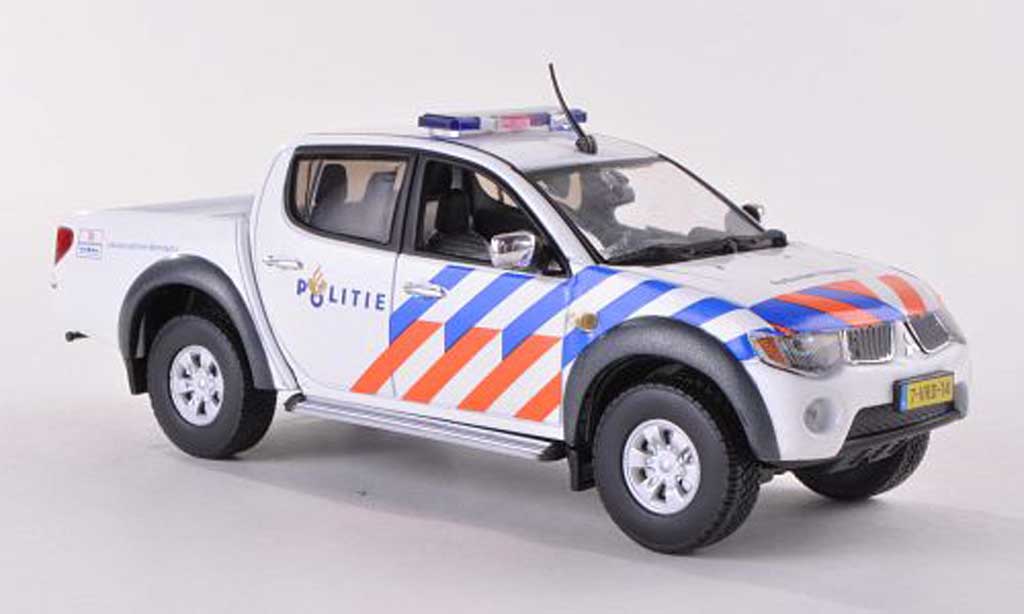 Mitsubishi L200 1/43 Vitesse Politie rossoterdam-Rijnmond Polizei (NL) modellino in miniatura